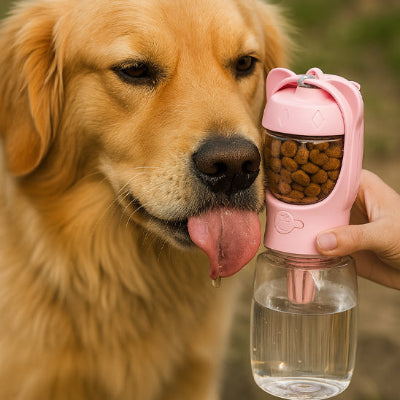 gourde-chien-rose-chien-moyenne-taille