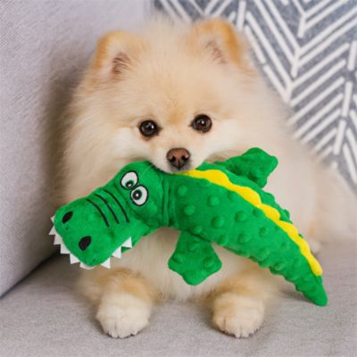 peluche-chien-crocodile-vert