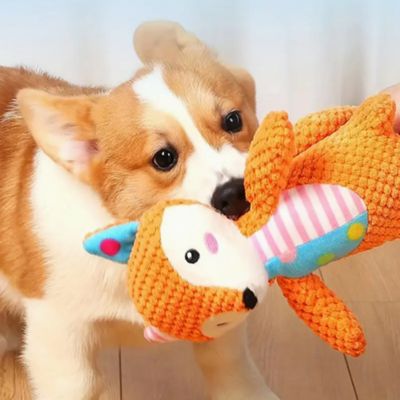 peluche-pour-chien-orange