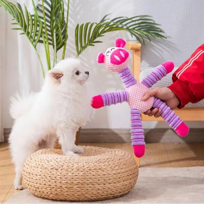 Peluche-pour-chien-vache-rose