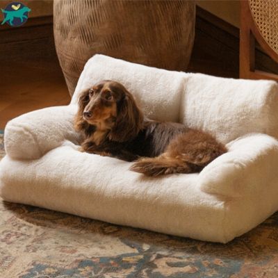 canape-pour-chien-beige