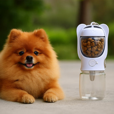gourde-chien-blanche-petite-taille