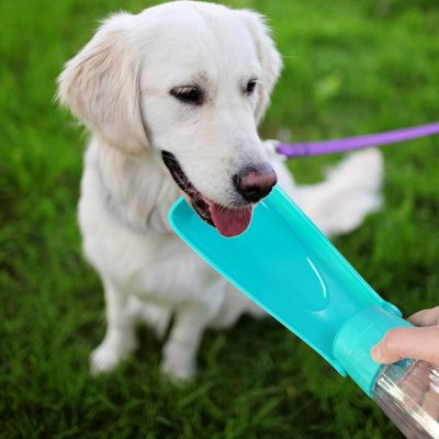 gourde-chien-pliable-bleu-grande-ouverture