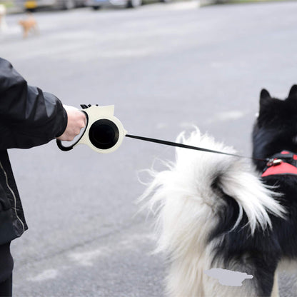 laisse pour chien noir et blanc