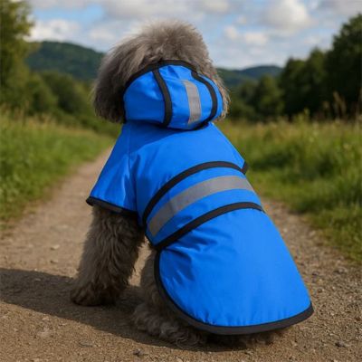manteau-pour-chien-impermeable-bleu