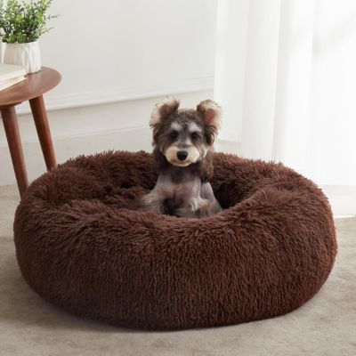 panier-chien-brun-rond