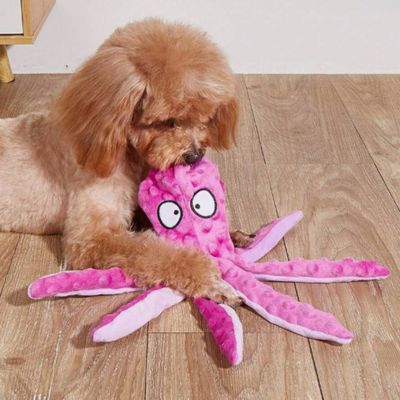 peluche-pour-chien-pieuvre-rose