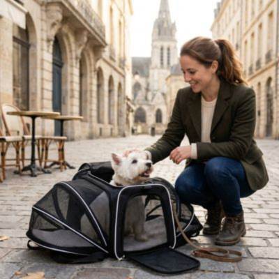 sac-de-transport-pour-chien-noir-blanc